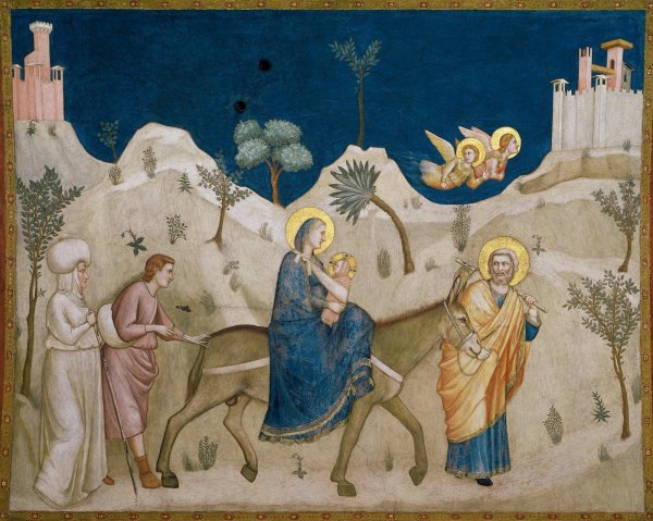 Джотто бегство в Египет Джотто