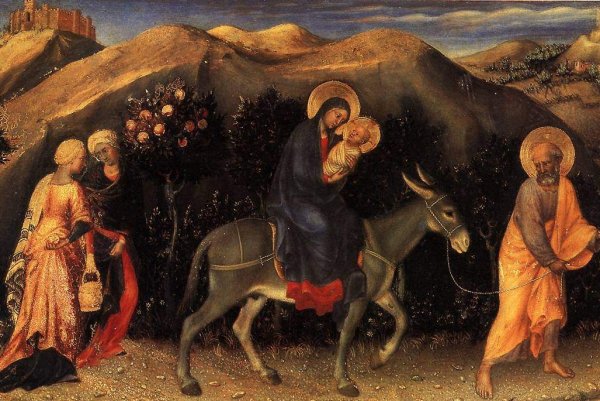 Джентиле да Фабриано бегство в Египет