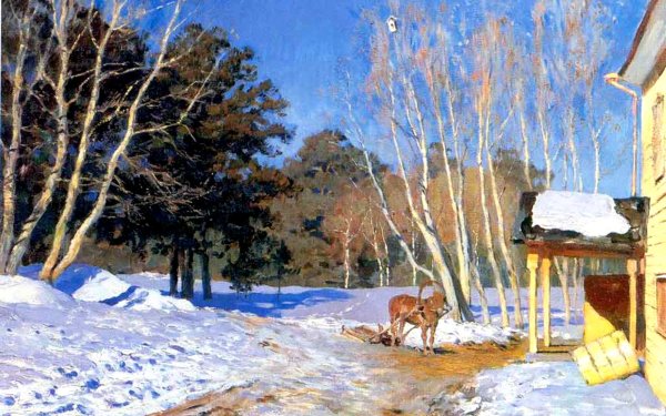 Исаак Ильич Левитан март 1895