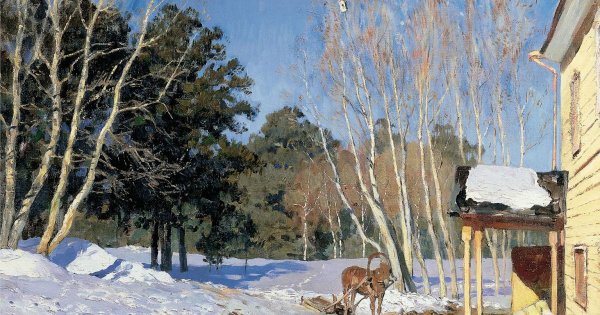 Исаак Ильич Левитан март