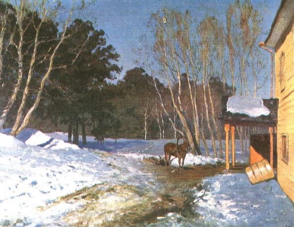Левитан март картина