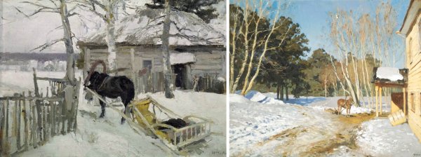 Грачи прилетели Левитан март картина