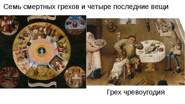 Иероним Босх семь смертных грехов
