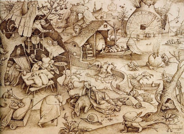 Питер брейгель старший 7 смертных грехов лень
