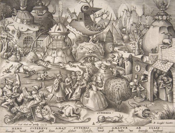 Семь смертных грехов Библия арт