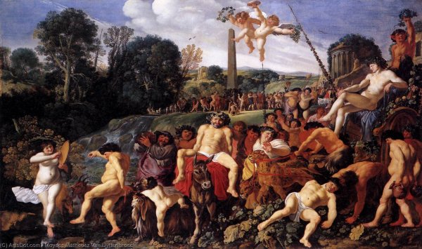 Дионис вакханалия живопись