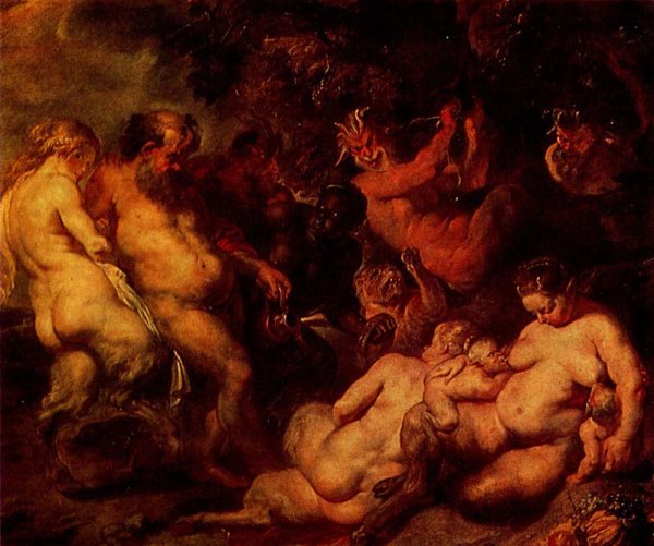 Вакханалия Рубенс 1615