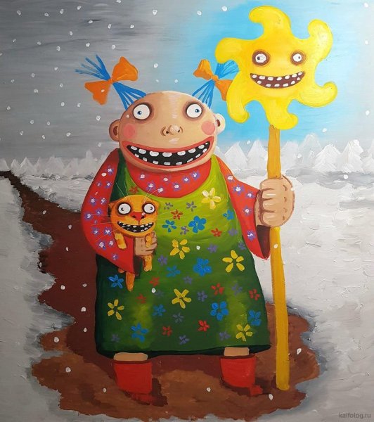 Художник Алексей Куделин Вася Ложкин