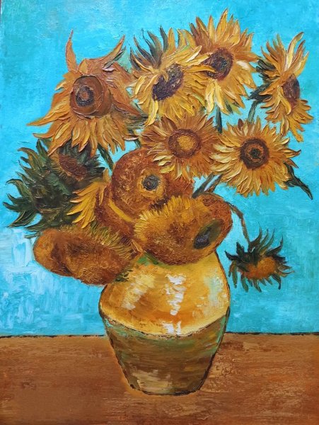 Ван Гог Подсолнухи 1887