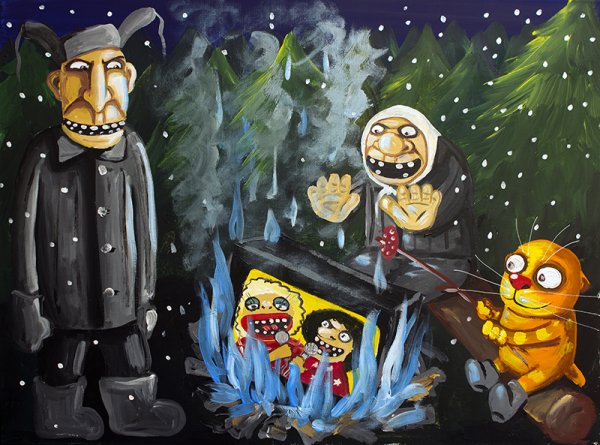 Вася Ложкин деревня