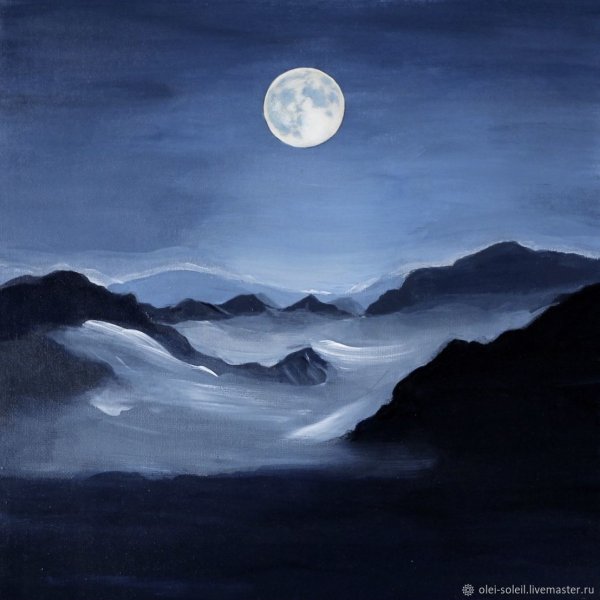 Луна в живописи