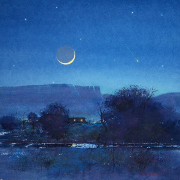 Ночной пейзаж живопись