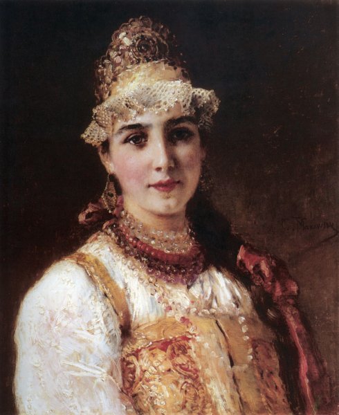 Константин Маковский Боярышня 1884