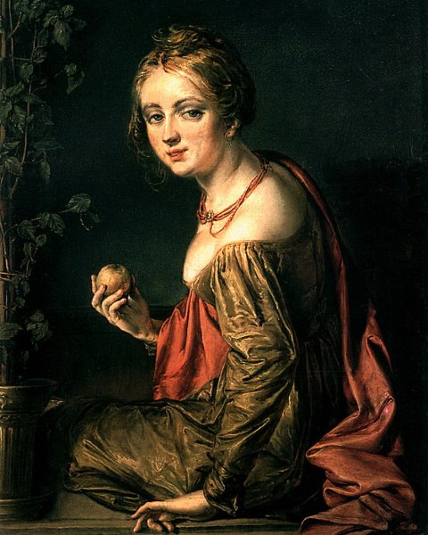 Василий Андреевич Тропинин (1776 - 1857) Кружевница