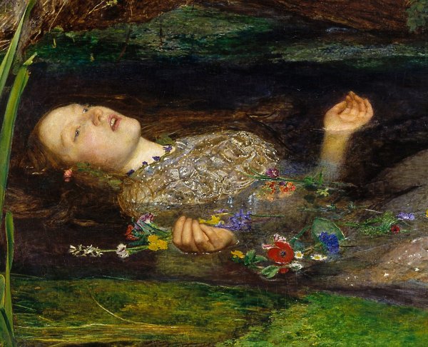 Офелия. Джон Эверетт Милле, 1852