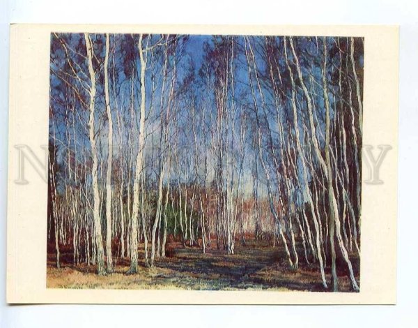 Картина Бакшеева голубая Весна