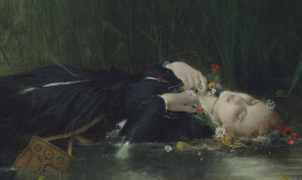 Офелия. Джон Эверетт Милле, 1852