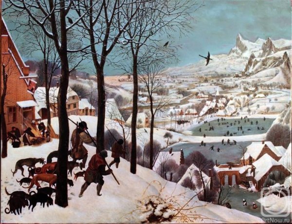 Питер брейгель младший зимний пейзаж