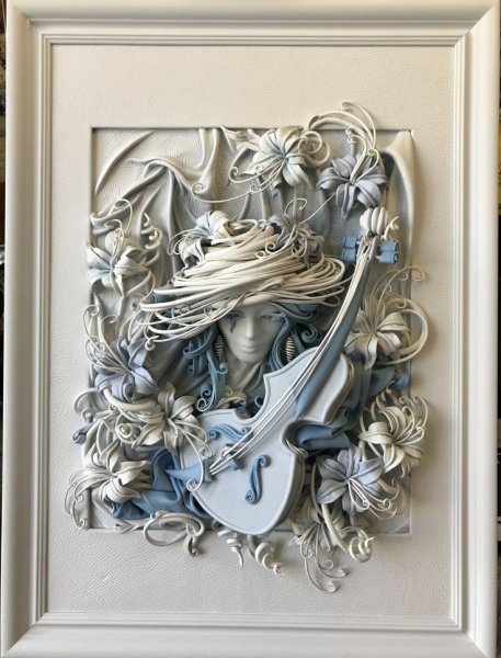 Андрей Коробейников картины из кожи