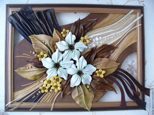 Цветочное панно