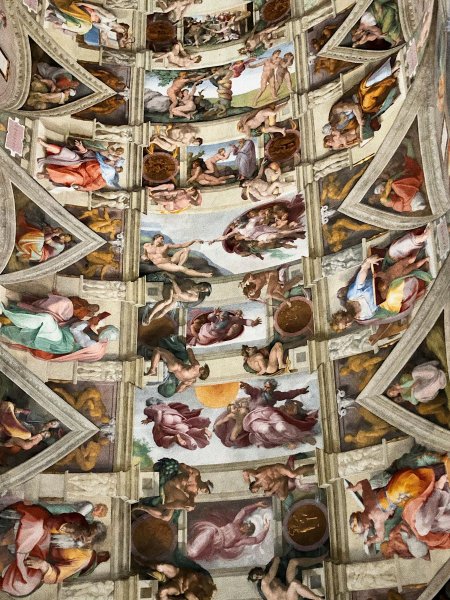 Микеланджело фрески Сикстинской капеллы