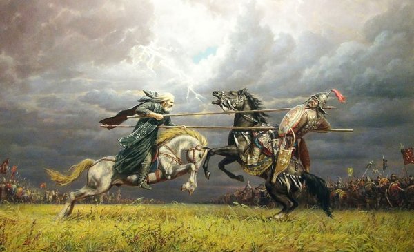 Куликовская битва поединок Пересвета