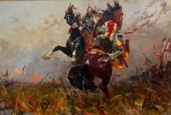 Куликовская битва Пересвета с Челубеем