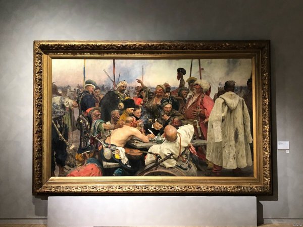 Картина Ивана Грозного в Третьяковской галерее