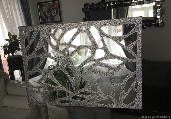 Декоративное зеркальное панно