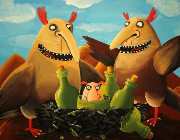 Картина Васи Ложкина на завод