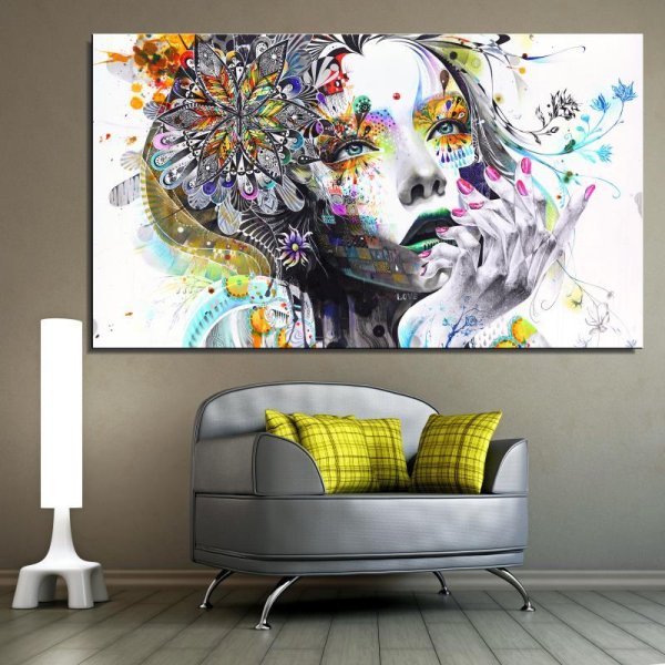 Цветные картины для интерьера