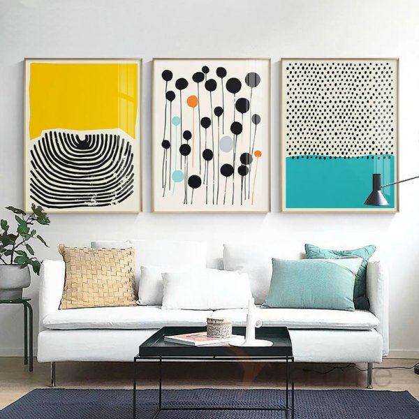 Декорирование интерьера картинами