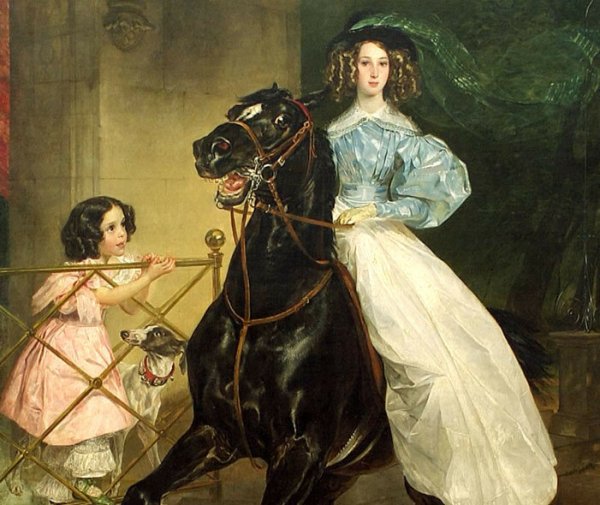 Брюллов всадница 1832