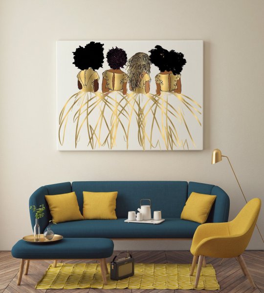 Интерьерная живопись на стенах