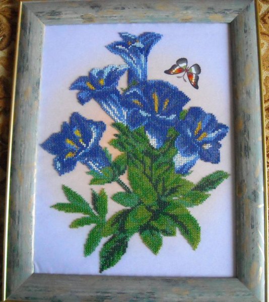 Вышивка бисером для начинающих цветы