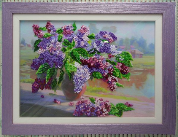 Вышивка крестом Матренин Посад сирень