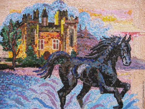 Исторические картины из бисера