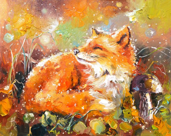 Аннет Логинова картины лиса