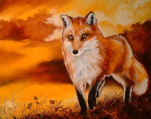 Лиса картина
