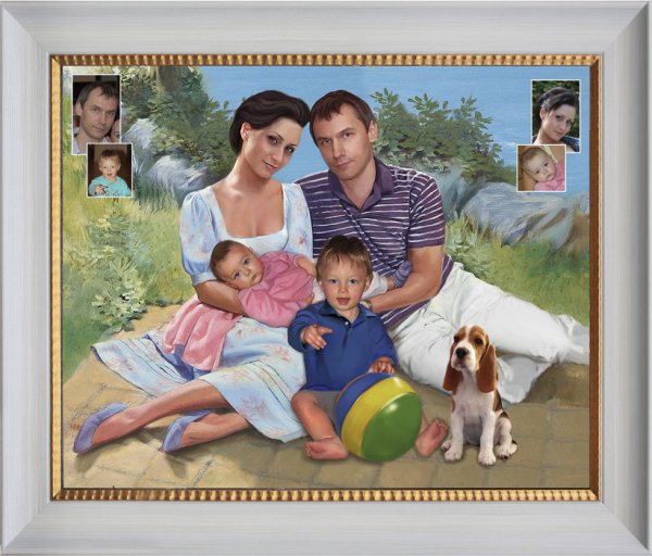 Семейный портрет с детьми