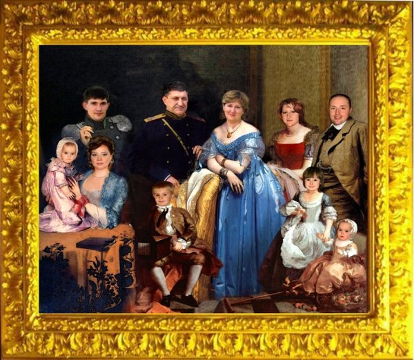 Даниэль Шульц семейный портрет