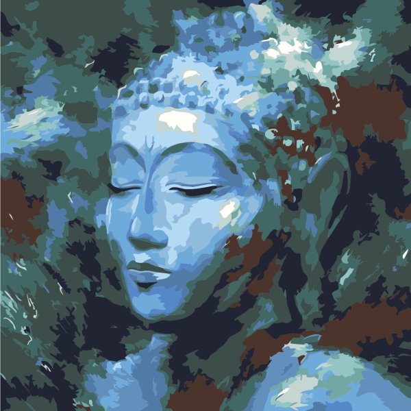 Будда картина акрил