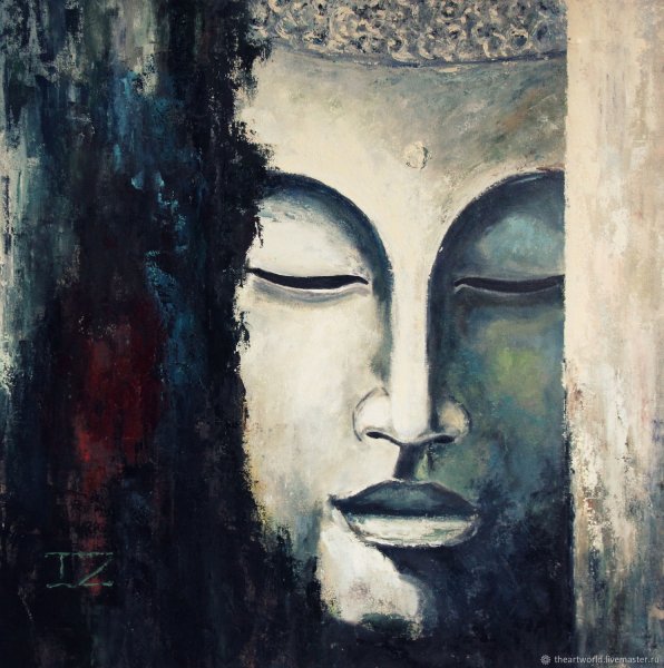 Будда портрет живопись