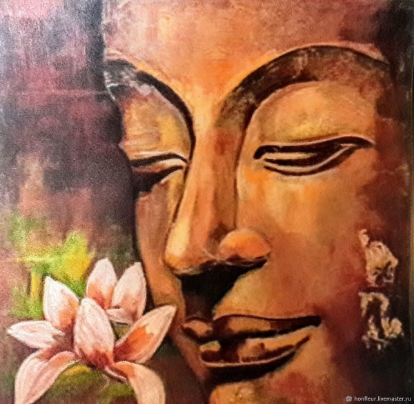 Будда портрет живопись