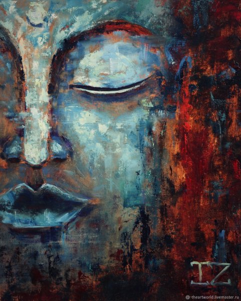 Будда картина акрил