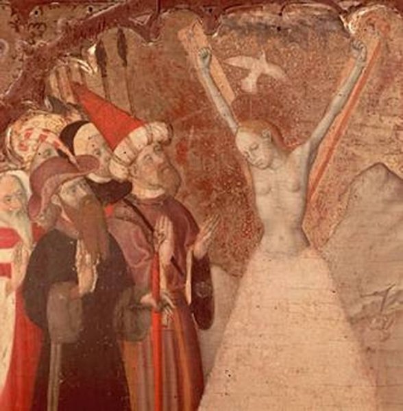 Евлалия Барселонская мученичество