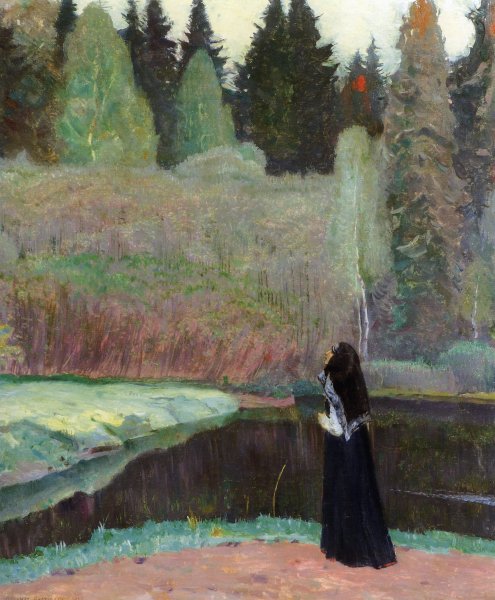 Нестеров за Волгой картина