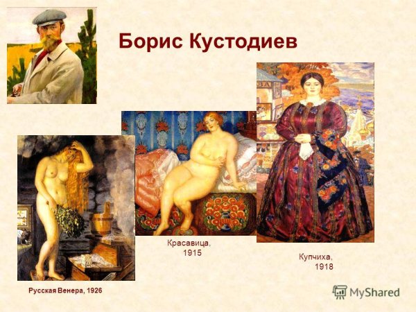 Борис Кустодиев русская Венера