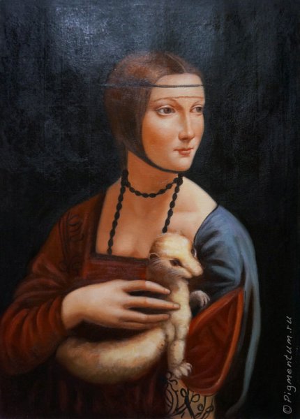 Леонардо да Винчи дама с горностаем