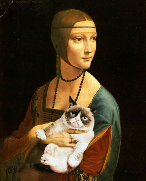 Мона Лиза дама с горностаем